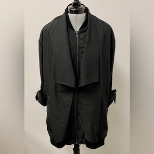 Rococo Black Bomber Jacket